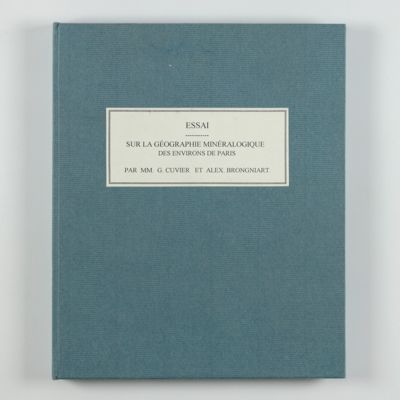 image for Essai sur la géographie minéralogique des environs de Paris. Proof copy of the introductions, with corrections by Brogniart.