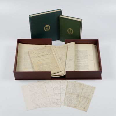 Three important, published works by Henri Lacaze-Duthiers, including a collection of proof copies and handwritten notes and corrections to one of them.