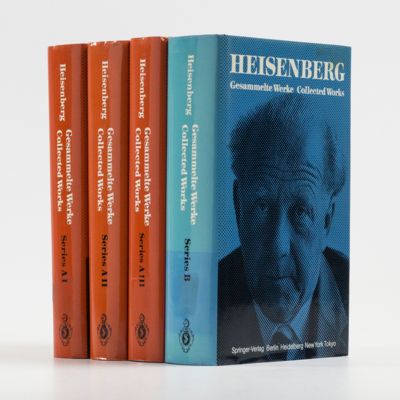 Heisenberg. Gesammelte Werke. Collected papers. Series AI-AIII. Original scientific papers. Wissenschaftliche Originalarbeiten, B. Scientific review papers, talks, and books. Wissenschaftliche Übersichtartikel, Vorträge und Bücher.