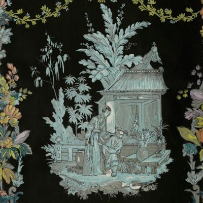 Pochoir wallpaper samples [Chinoiserie].