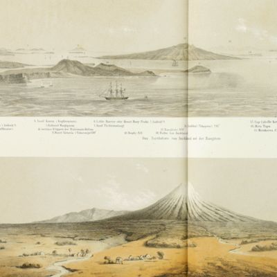 Reise der oesterreichischen Fregatte Novara um die Erde in den Jahren 1857, 1858, 1859 unter den Befehlen des Commodore B. von Wüllerstorf-Urbair. Geologischer Theil. Erster Band: Erste Abtheilung, Geologie von Neu-Seeland [AND] Zweite Abtheilung, Paläontologie von Neu-Seeland.