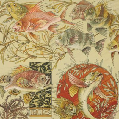 Das Thier in der decorativen Kunst. Plate 7 [Fishes]