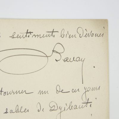 image for Letter to Édouard Lamy.