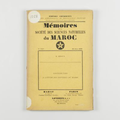 Contribution a l'étude des diptères du Maroc.