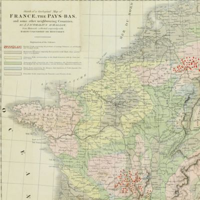 A selection of the Geological Memoirs, contained in the Annales des Mines, together with a synoptical table of equivalent formations and Brongniart's table of the classification of mixed rocks. Translated with notes by H. T. de la Beche, Esq.