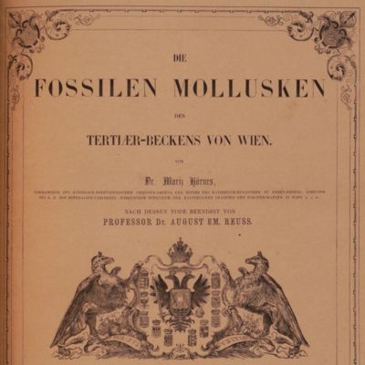 Die fossilen Mollusken des Tertiaer-Beckens von Wien. Unter der Mitwerkung von Paul Partsch, bearbeitet von D. Moriz Hörnes. Band I.: Univalven. Band II.: Bivalven.