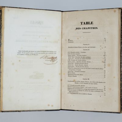 image for Catalogue des espèces et variétés de mollusques terrestres et fluviatiles, observés jusqu'a ce jour a l'état vivant, dans la Haute et la Basse-Auvergne (départemens de Cantal, du Puy-de-Dôme et partie de celui de la Haute-Loire); suivi d'un autre catalogue des espèces fossiles recueillies récemment dans les diverses formations tertiaires des mêmes départemens. [AND] Coquilles fossiles du calcaire d'eau douce du Cantal.