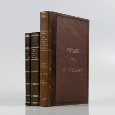 image for Voyage autour de la Mer Morte et dans les terres bibliques exécuté de décembre 1850 à avril 1851. Relation de voyage; atlas. [Complete].