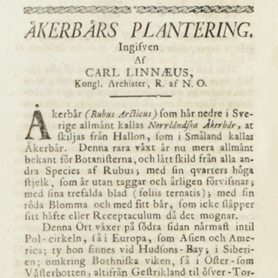 image for Kongl. Svenska Vetenskaps Academiens Handlingar, för År 1762. Vol: XXIII.