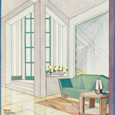 Interieurs en couleurs. France. Exposition des Arts Décoratifs, Paris 1925.