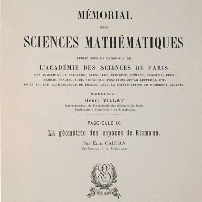 La géometrie des espaces de Riemann.