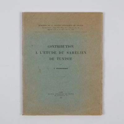 Contribution à l'étude du Sahélien de Tunisie.