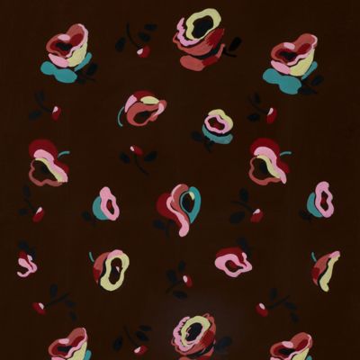 Original Art Deco design for wallpaper and/or textiles. ["Fruit"]