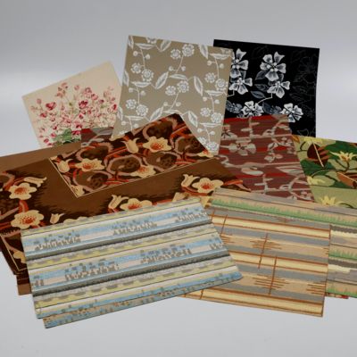 Original illustrations and designs for carpets or wallpaper