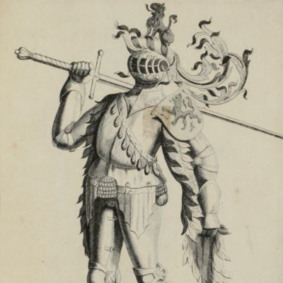 Verissimae Imagines Comitum Hollandiae delineatae juxta vetustissimas picturas, in coenobio Carmelitano Harlemensi repertas. Accedit & Effigies Nob[ili]mi. Gerardi à Velsen. Waare Afbeeldingen van de Hollandse Graaven en Gravinnen, nevens de Afbeelding van Hr. Geraard van Velsen, en de Graf-kist van Graaf Floris, geschetst naa de Aaloude Schilderijen, gevonden van ouds in het Karmeliten Klooster, tot Haarlem.