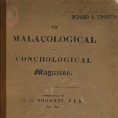 The Malacological and Conchological Magazine.