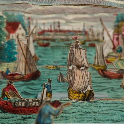 Port view. [Hamburg].