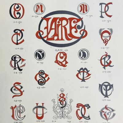 image for Chiffres et Monogrammes dans le Style Moderne.