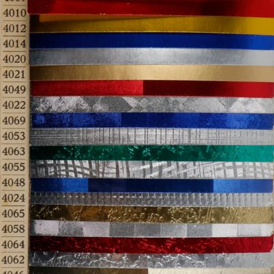 image for Aluminium-Papiere. Glatt, beklebt und gepägt. [Aluminium papers. Smooth, laminated, and embossed].