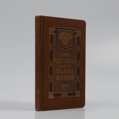 Catalog of Blank Books. Manufactured by National Blank Book Co. Holyoke, Mass.
